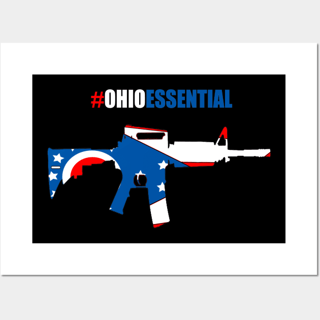 Ohio Essential AR15 Wall Art by gard0399
